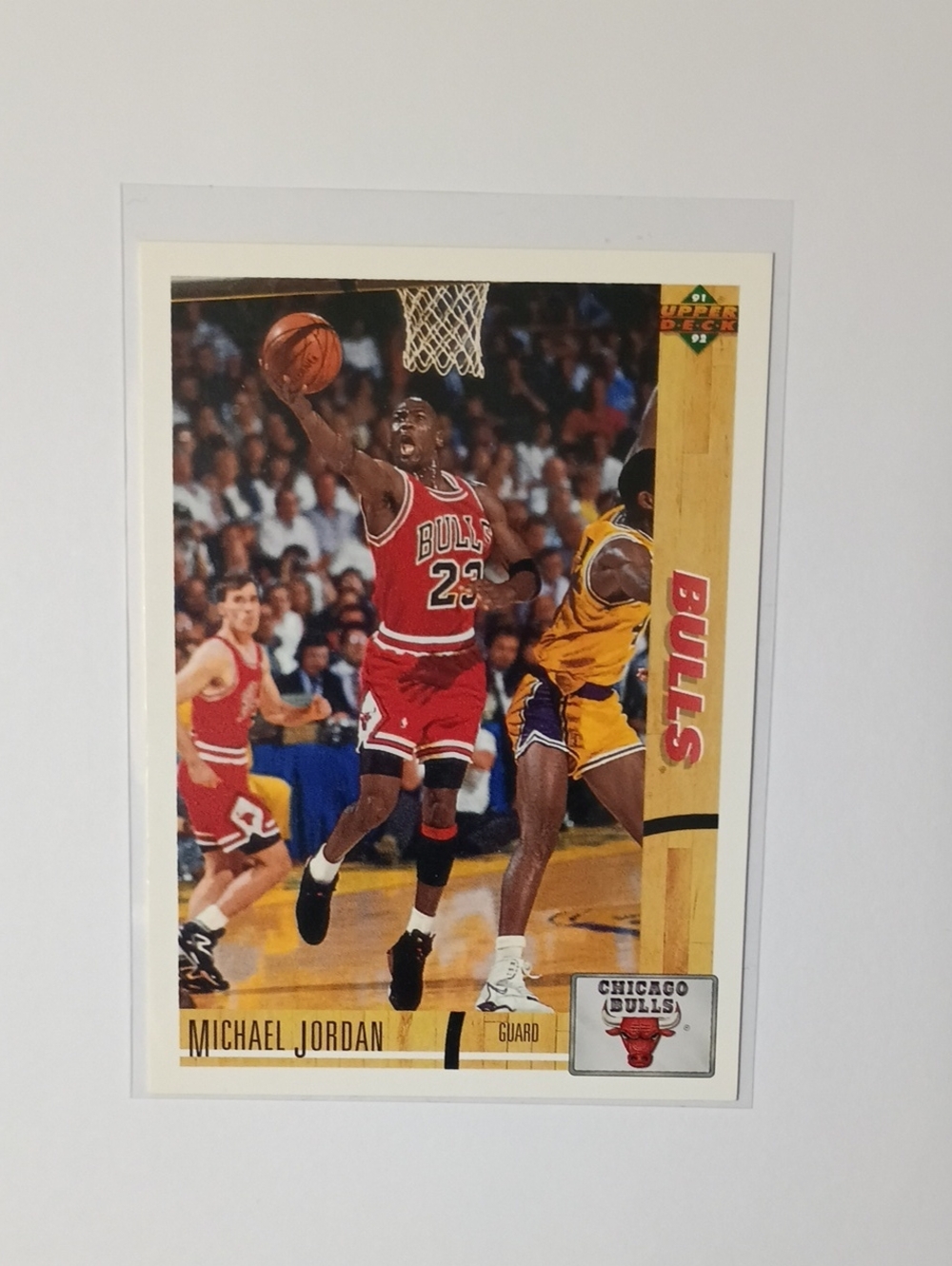 Chicago Bulls Red Basketball Card